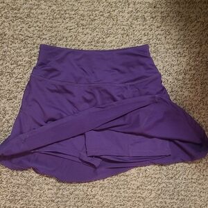 Purple Active Skort